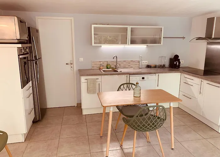 Independant Avec Jardin Et Acces Piscine * Νιμ